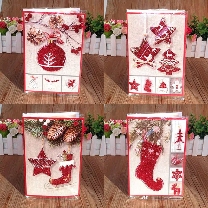 Merry Christmas Music Greeting Card (12pcs)