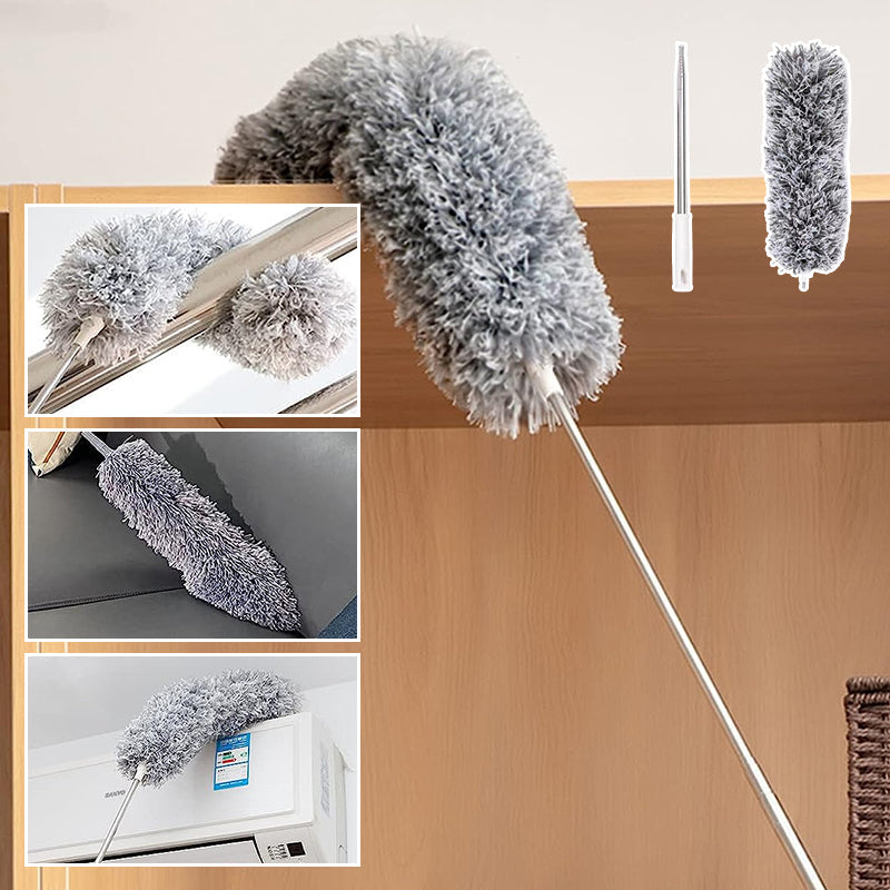 Retractable Washable Curved Microfiber Duster