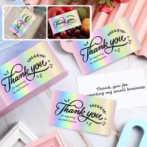 Laser Thank You Card