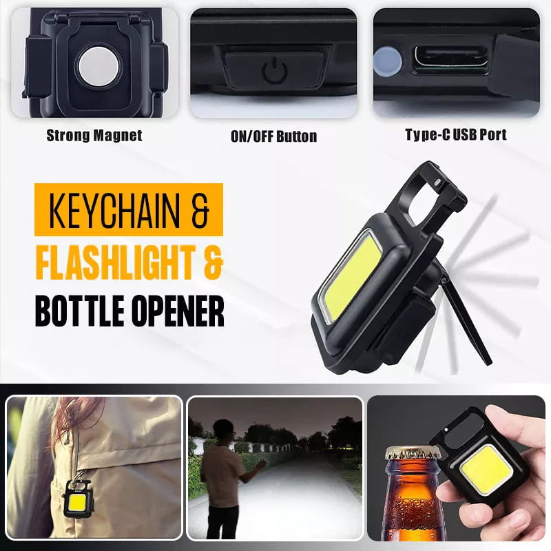 Multifunctional Keychain Emergency Light-Keychain Work Light