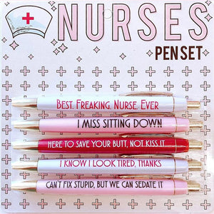 Funny Nurses Pens Set(set of 5)