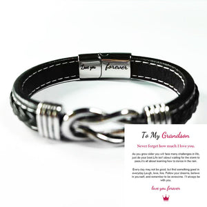 🎁Forever Linked Together Braided Leather Bracelet