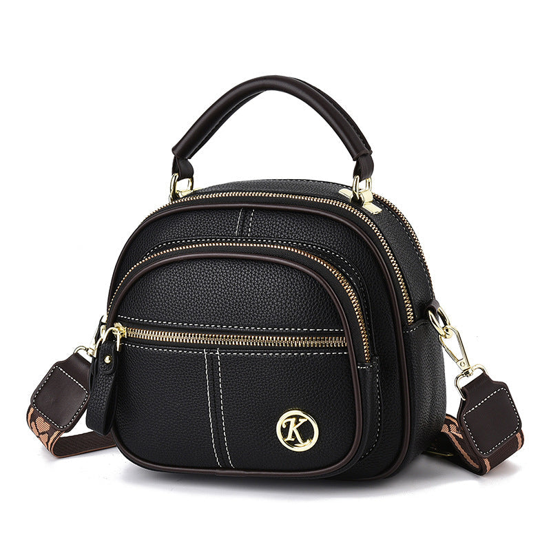 Classic Multifunctional Compartments Adjustable Crossbody Bag