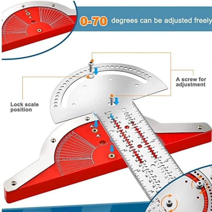 Adjustable Woodworkers Edge Rule