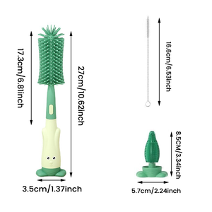 Silicone Baby Bottle Brush Kit