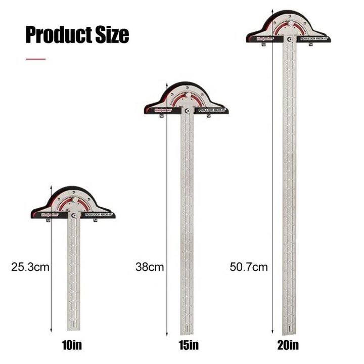 Adjustable Woodworkers Edge Rule