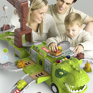 🦖Dinosaur Transforming Engineering Truck Track Toy Set(Free Shipping🎉)