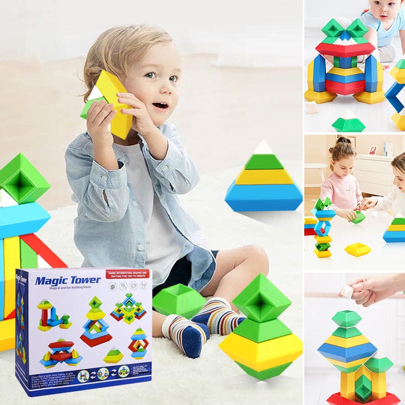 Pyramids Stacking Blocks