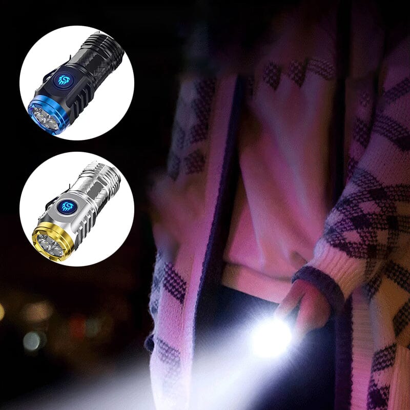 Three-Eyed Monster Mini Flash Super Power Flashlight