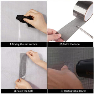 Prevents Intruding Insects Screen Repair Kit